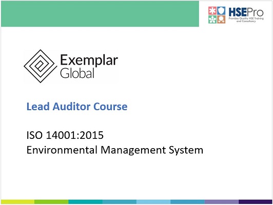 ISO 14001:2015 Lead Auditor Course
