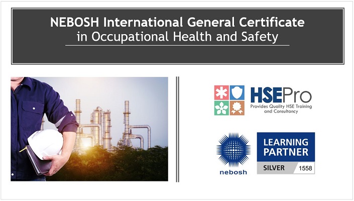 NEBOSH International General Certificate Course – IG1 and IG2